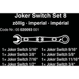 Wera 6001 Joker Switch 8 Imperial Set 1, Llave de tuercas 