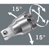 Wera 8100 SA 15 Juego de carracas Zyklop Comfort, 1/4", Kit de herramientas negro/Verde