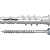 fischer Taco para hormigón celular FFA 10 S, Pasador gris claro