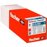 fischer Tornillo para madera PowerFull II 8,0x180 ZK TX VG 