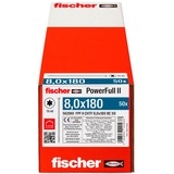 fischer Tornillo para madera PowerFull II 8,0x180 ZK TX VG 