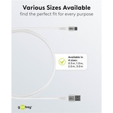 goobay 74532, Cable blanco