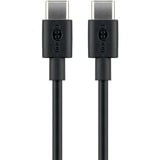 goobay Cable USB 2.0, conector USB-C > conector USB-C negro