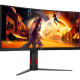 AOC G4 CU34G4Z pantalla para PC 86,4 cm (34") 3440 x 1440 Pixeles Wide Quad HD LED Negro, Rojo, Monitor de gaming negro (mate), 86,4 cm (34"), 3440 x 1440 Pixeles, Wide Quad HD, LED, 1 ms, Negro, Rojo