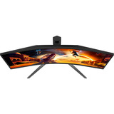 AOC G4 CU34G4Z pantalla para PC 86,4 cm (34") 3440 x 1440 Pixeles Wide Quad HD LED Negro, Rojo, Monitor de gaming negro (mate), 86,4 cm (34"), 3440 x 1440 Pixeles, Wide Quad HD, LED, 1 ms, Negro, Rojo