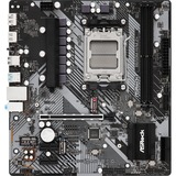 ASRock B650M-H/M.2+, Placa base gris/Negro