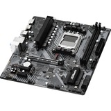 ASRock B650M-H/M.2+, Placa base gris/Negro