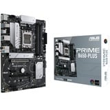 ASUS PRIME B650-PLUS AMD B650 Zócalo AM5 ATX, Placa base negro/Plateado, AMD, Zócalo AM5, AMD Ryzen 7000 Series, Zócalo AM5, DDR5-SDRAM, 128 GB