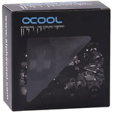 Alphacool Eiszapfen PRO accesorio para tubo rígido 16mm G1/4 - Deep Black, Conexión negro