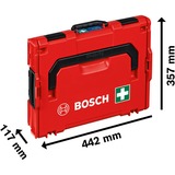 Bosch Kit de primeros auxilios conforme a DIN, en L-BOXX 102 rojo