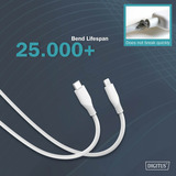 Digitus AK-600110-020-W, Cable blanco