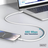 Digitus AK-600110-020-W, Cable blanco