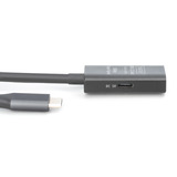 Digitus Cable de extensión activo USB 3.2 Gen 1, conector USB-C > toma USB-C, Cable alargador negro