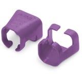 Digitus Clips de color para cables de parche - Violeta, Cubierta lila