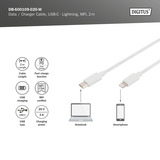 Digitus DB-600109-020-W, Cable blanco