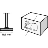 Dremel Piedra de esmeril de carburo de silicio Ø 19,8 mm (85422), Pulido de piedra 