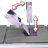 EINHELL Sierra de mesa TC-TS 2225 U, Sierra circular de mesa rojo