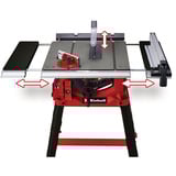 EINHELL TC-TS 2225 U, Sierra circular de mesa rojo
