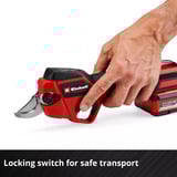 EINHELL Tijera de podar profesional a batería GP-LS 18/28 Li BL-Solo, 18Volt, Tijeras de podar rojo/Negro