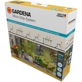GARDENA Micro-Drip-System set de riego por goteo para terraza, 30 plantas, Goteros negro/Gris