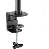 HAGOR 8709 soporte para monitor 68,6 cm (27") Negro Escritorio, Soporte de monitor negro, Abrazadera, 8 kg, 38,1 cm (15"), 68,6 cm (27"), 100 x 100 mm, Negro