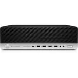 HP EliteDesk 800 G4 SFF Reacondicionado, PC completo negro/Plateado