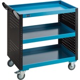 Hazet Assistent Acero Negro, Azul, Carros de herramienta azul/Negro, 3 estanterías, Acero, Acero, Negro, Azul, 50 kg, 4 rueda(s)