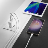 Intenso Adaptador de corriente W24AA, Cargador blanco