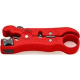 KNIPEX 16 60 06 SB Rojo pelacable, Herramienta de pelado / decapado De plástico, Rojo, 12,5 cm, 100 g