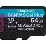 Kingston SDCG4/64GBSP, Tarjeta de memoria negro