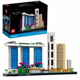 LEGO 21057 Architecture Singapur Set de Construcción Creativa para Adultos, Juegos de construcción Juego de construcción, 18 año(s), Plástico, 827 pieza(s), 689 g