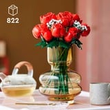LEGO Ramo de Rosas, Juegos de construcción Juego de construcción, 18 año(s), Plástico, 822 pieza(s), 734 g