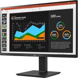 LG 27BQ75QB, Monitor LED negro