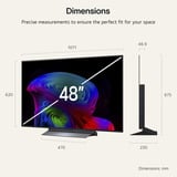 LG OLED48C6ELB.AEUD, OLED-TV negro