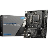 MSI MB PRO B660M-E DDR4 Intel B660 LGA 1700 micro ATX, Placa base Intel, LGA 1700, Intel® Core™ i9, DDR4-SDRAM, 64 GB, DIMM