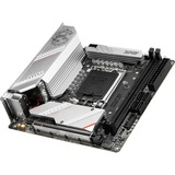MSI MPG B760I EDGE WIFI placa base Intel B760 LGA 1700 mini-ATX plateado, Intel, LGA 1700, Intel® Celeron®, Intel® Pentium® Gold, LGA 1700, DDR5-SDRAM, 96 GB