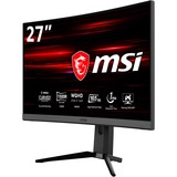 MSI Optix MAG272CQR 68,6 cm (27") 2560 x 1440 Pixeles Quad HD LCD Negro, Monitor de gaming negro, 68,6 cm (27"), 2560 x 1440 Pixeles, Quad HD, LCD, 1 ms, Negro