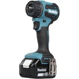 Makita Taladro atornillador a batería con sistema de cabezal intercambiable DDF491RTJ, 18 Voltios, Taladro/destornillador azul/Negro