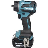 Makita Taladro atornillador a batería con sistema de cabezal intercambiable DDF491RTJ, 18 Voltios, Taladro/destornillador azul/Negro