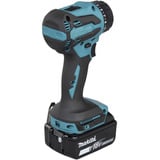 Makita Taladro atornillador a batería con sistema de cabezal intercambiable DDF491RTJ, 18 Voltios, Taladro/destornillador azul/Negro