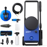 Nilfisk CORE 130 Limpiadora de alta presión o Hidrolimpiadora Vertical Eléctrico 462 l/h Negro, Azul, Hidrolimpiadora de alta presión azul/Negro, Vertical, Eléctrico, 6 m, Alta presión, 5 m, Negro, Azul