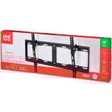 One for all WM 4621 soporte para TV 2,13 m (84") Negro, Soporte de pared negro, 81,3 cm (32"), 2,13 m (84"), 200 x 200 mm, 600 x 400 mm, 0 - 15°, Negro