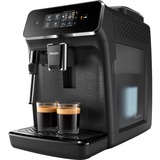 Philips 2200 series Cafeteras espresso completamente automáticas con 2 bebidas, Superautomática negro, Máquina espresso, 1,8 L, Granos de café, De café molido, Molinillo integrado, 1500 W, Negro