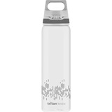 SIGG 8951.40, Botella de agua transparente/Gris