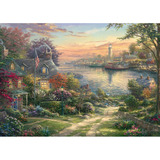 Schmidt Spiele Thomas Kinkade Studios: Puerto en Nueva Inglaterra, Puzzle 