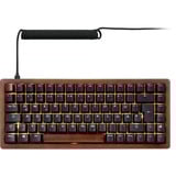 Sharkoon 4044951042623, Teclado para gaming madera/Negro