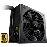 Sharkoon WPM Gold ZERO unidad de fuente de alimentación 550 W 24-pin ATX ATX Negro, Fuente de alimentación de PC negro, 550 W, 100 - 240 V, 47 - 63 Hz, 8 A, Activo, 110 W