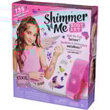 Spin Master Cool Maker - Shimmer me Body Art - Kit Tatuajes Temporales Niñas: 3 Hojas de Calcomanías con 135 Diseños de Tatuajes Metalizados, Rodillo Aplicador y Gemas para Decorar - Regalos Niñas 7 años +, Manualidades 