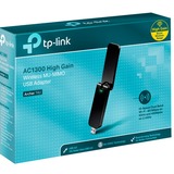 TP-Link Archer T4U WLAN 867 Mbit/s, Adaptador Wi-Fi Inalámbrico, USB, WLAN, Wi-Fi 5 (802.11ac), 867 Mbit/s, Negro