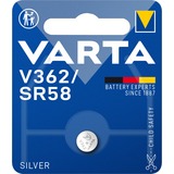 Varta -V362 Pilas domésticas, Batería Batería de un solo uso, Óxido de plata, 1,55 V, 1 pieza(s), Plata, 2,1 mm
